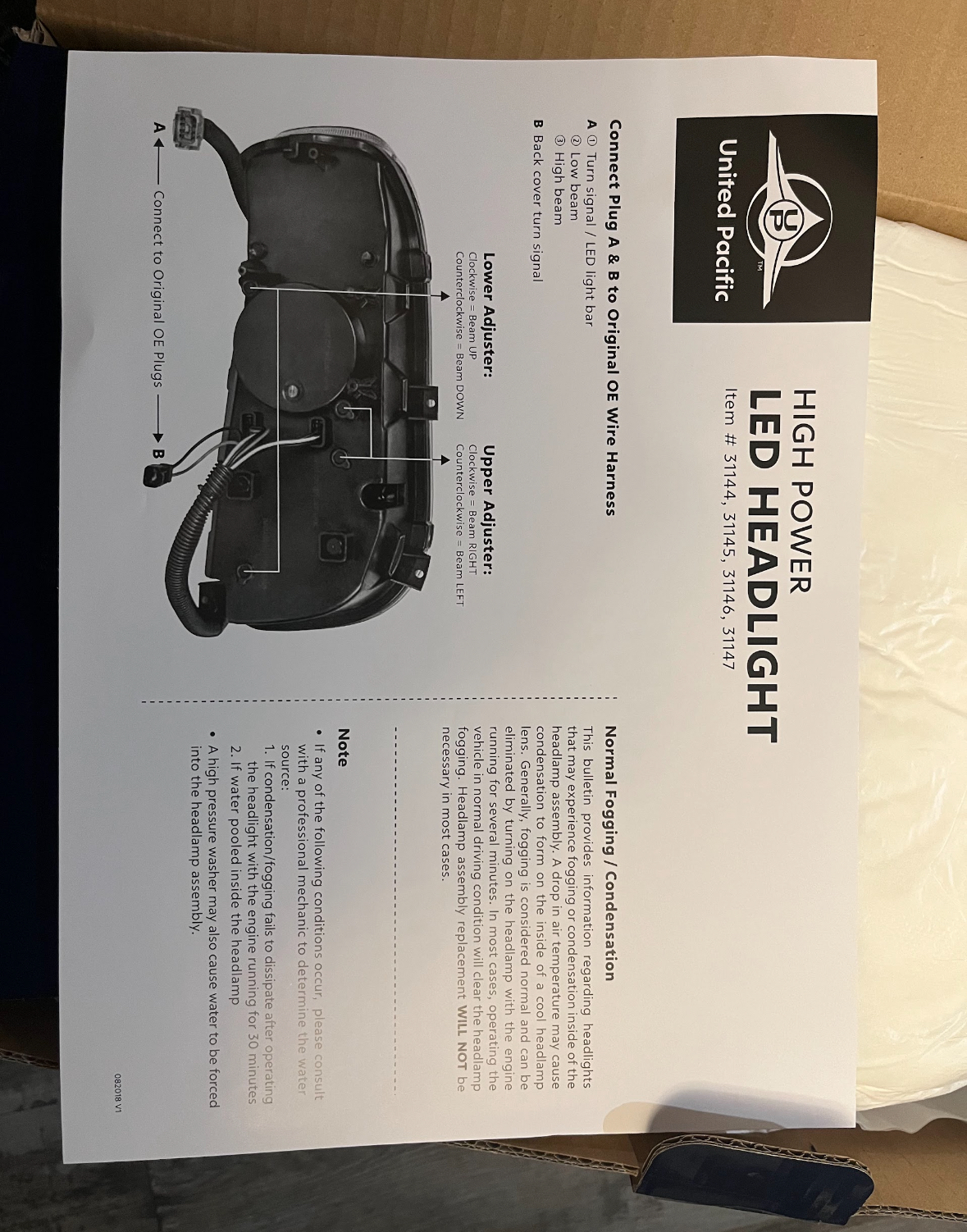 389/388 Peterbilt Head Lights - View 3